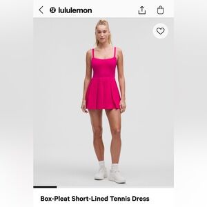 Brand new lululemon Box-Pleat Short-Lined Tennis Dress